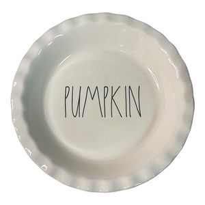 Rae Dunn "PUMPKIN" Pie Baking Plate